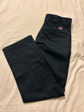 Dickies Men’s Black Work Pants - Classic Straight Fit